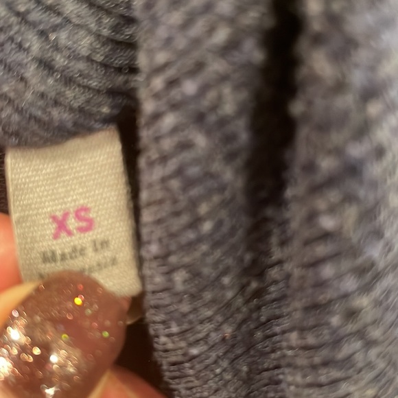 ATHLETA PRANAYAMA modal Studio Sweater ~wrap ~ navy blue - Picture 5 of 10